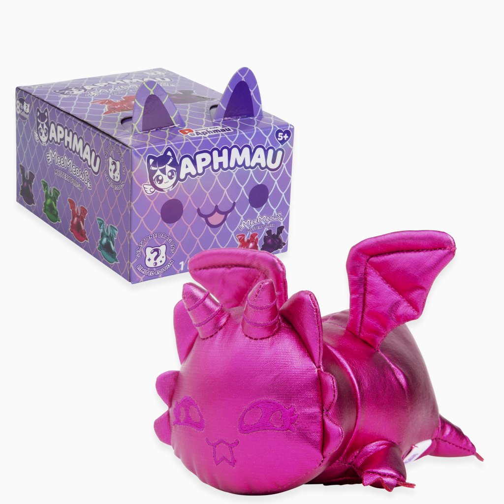 (SINGLE ) Aphmau 6" Mystery MeeMeows Plush - DRAGON