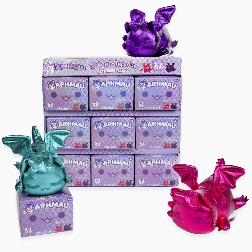 (SINGLE ) Aphmau 6" Mystery MeeMeows Plush - DRAGON