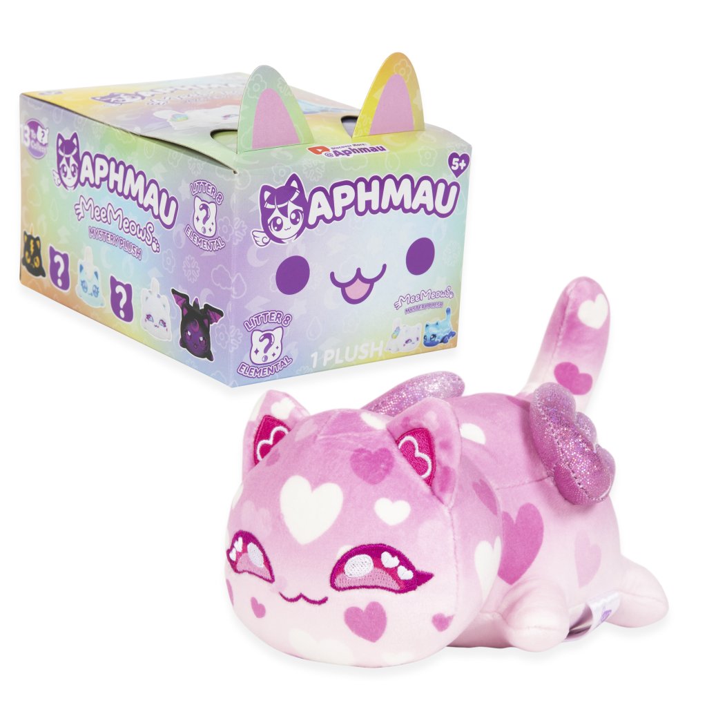 LOVE (Opened ) Aphmau 6" Mystery MeeMeows Plush - Series 8 (Elemental)