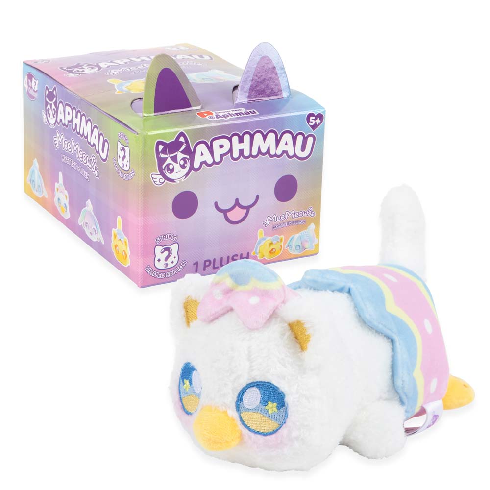 White Duckling Cat (Opened) - Aphmau - MeeMeows 6" Mystery Plush - Easter