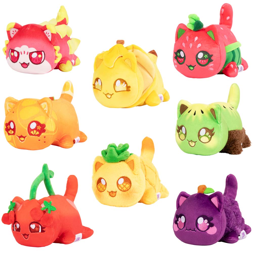 WHOLE BOX Unopened (9) - Aphmau Mystery Meemeow 6" Plush - FRUIT