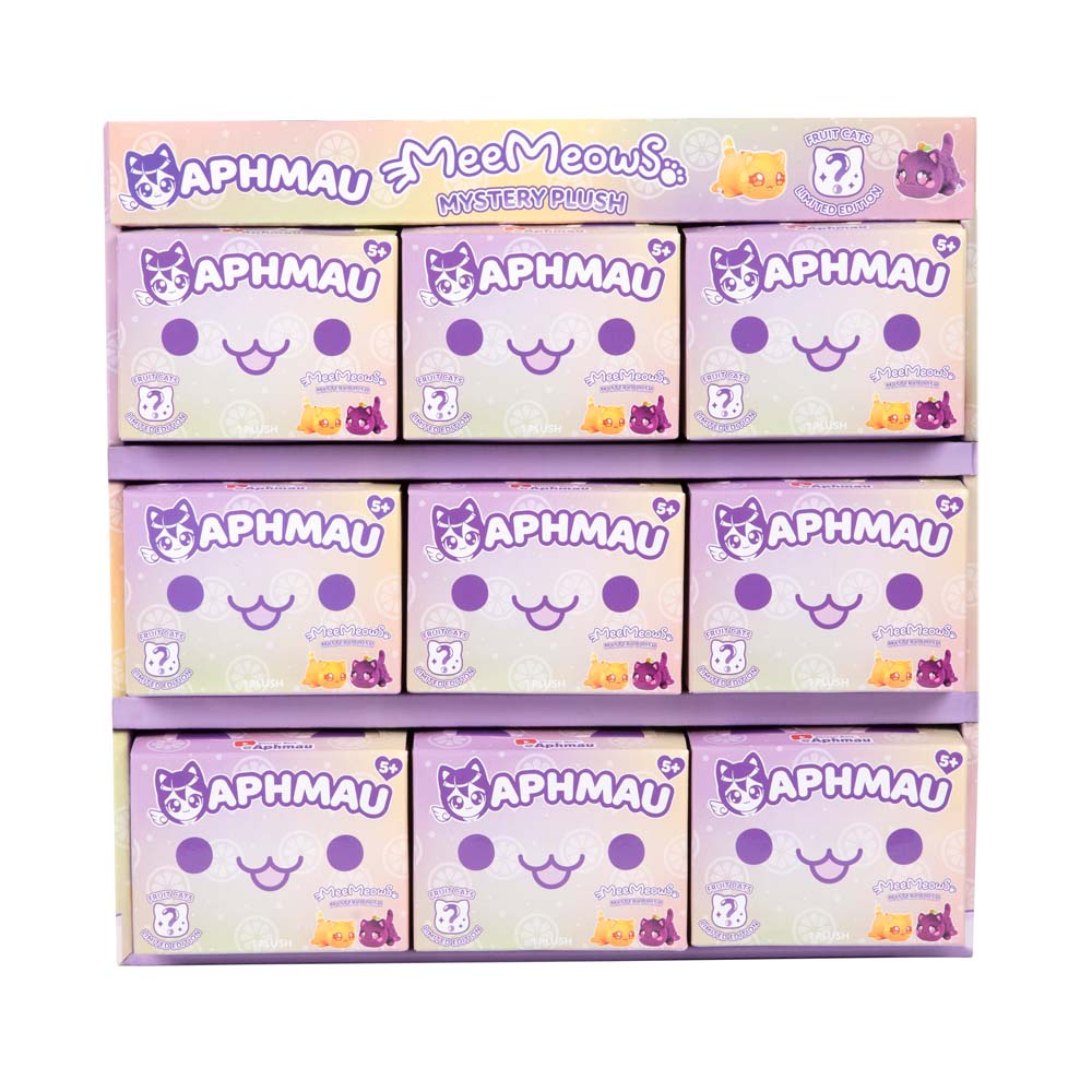 WHOLE BOX Unopened (9) - Aphmau Mystery Meemeow 6" Plush - FRUIT