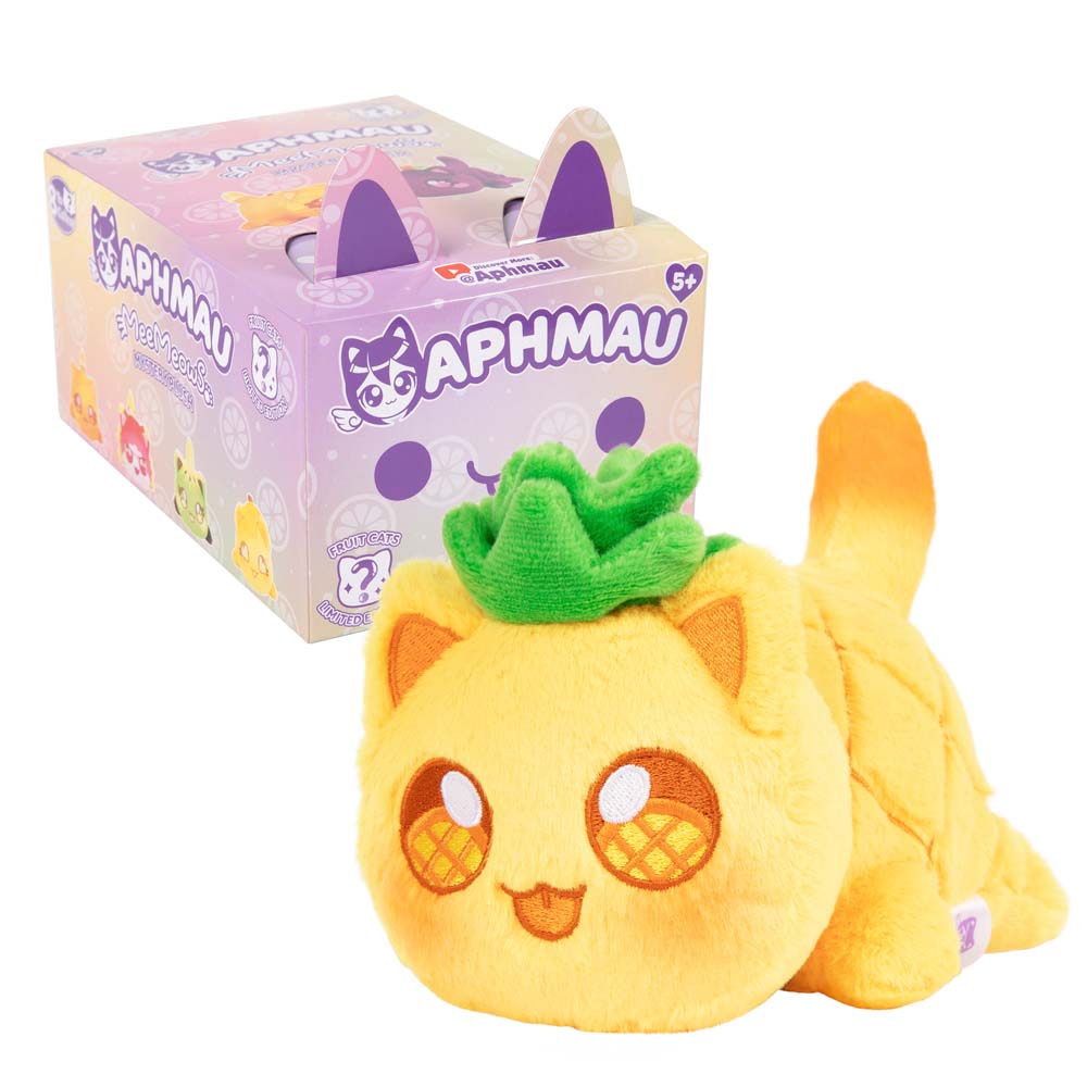 WHOLE BOX Unopened (9) - Aphmau Mystery Meemeow 6" Plush - FRUIT