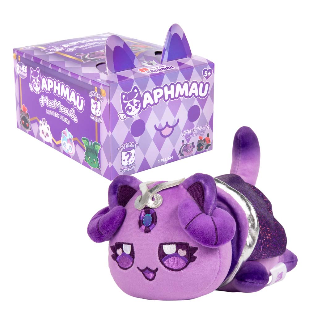 WHOLE BOX Unopened (9) - Aphmau Mystery Meemeow 6" Plush - Series 9 (Royals)