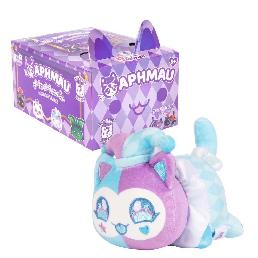 WHOLE BOX Unopened (9) - Aphmau Mystery Meemeow 6" Plush - Series 9 (Royals)