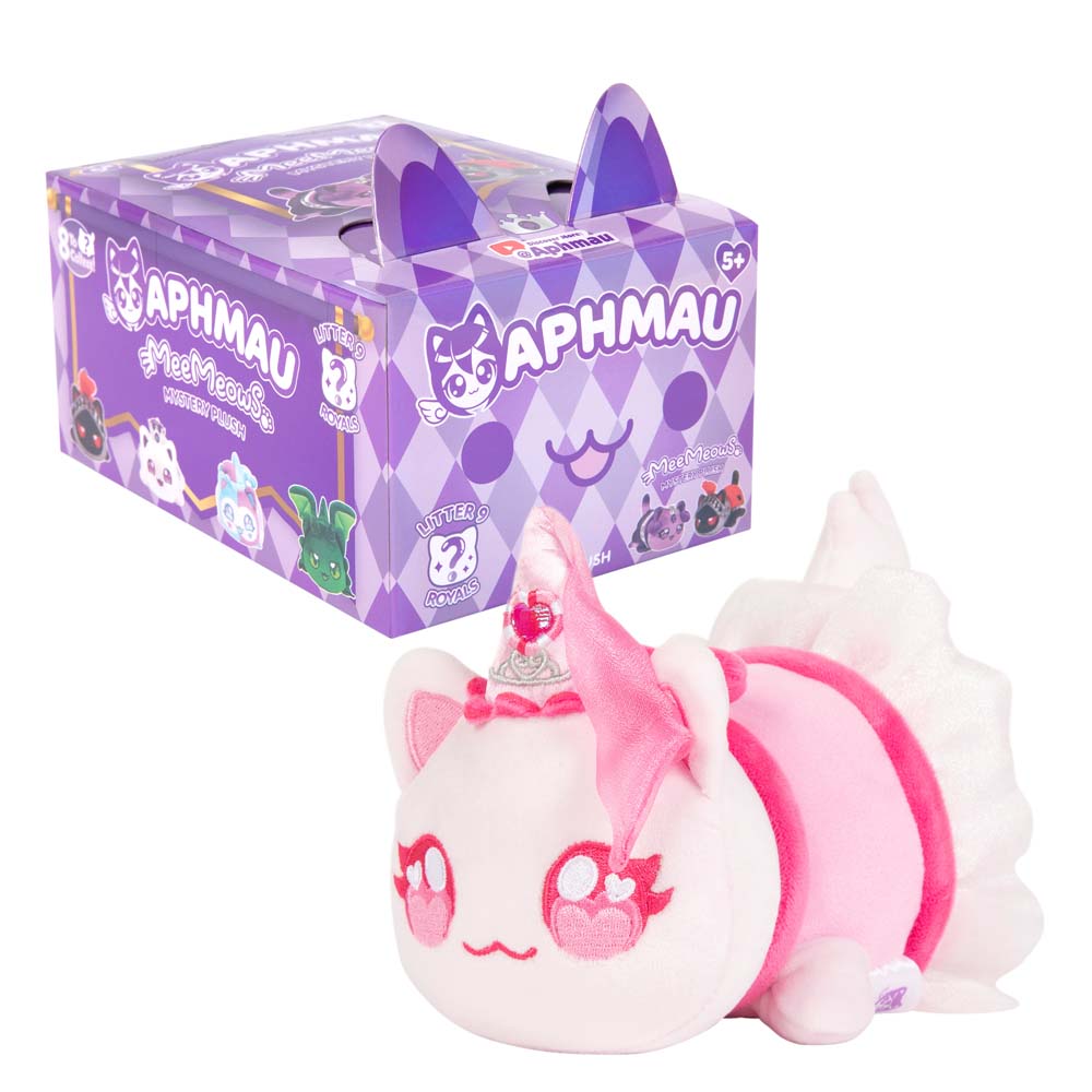 WHOLE BOX Unopened (9) - Aphmau Mystery Meemeow 6" Plush - Series 9 (Royals)