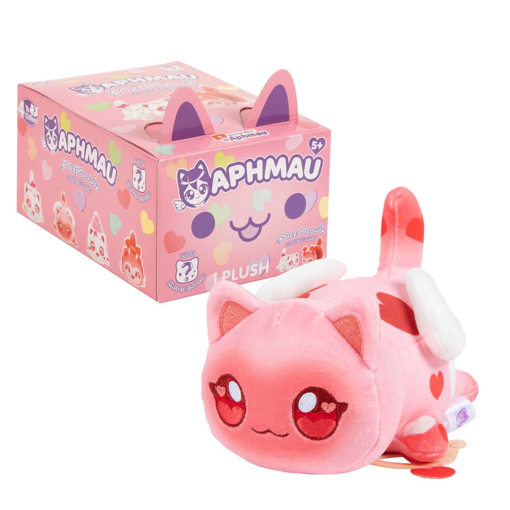 WHOLE BOX Unopened (9) - Aphmau Mystery Meemeow 6" Plush - Valentines
