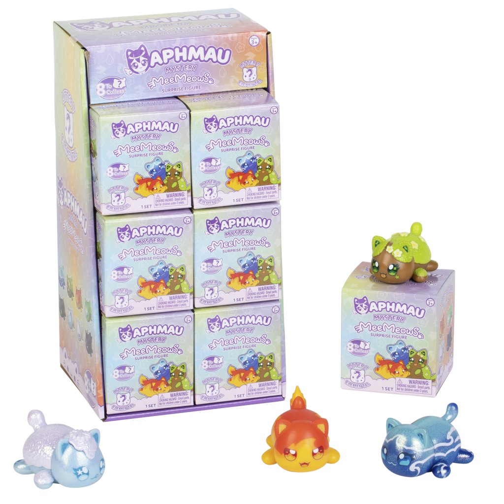 WHOLE BOX (Unopened Includes x12)  Aphmau Mystery MeeMeows Blind Box Series 7 - Elemental