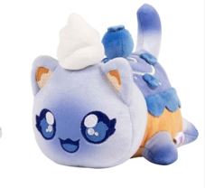 Blueberry Muffin Cat (Opened) - Aphmau 6" Mystery MeeMeows Plush - Series 10 (Bakery)