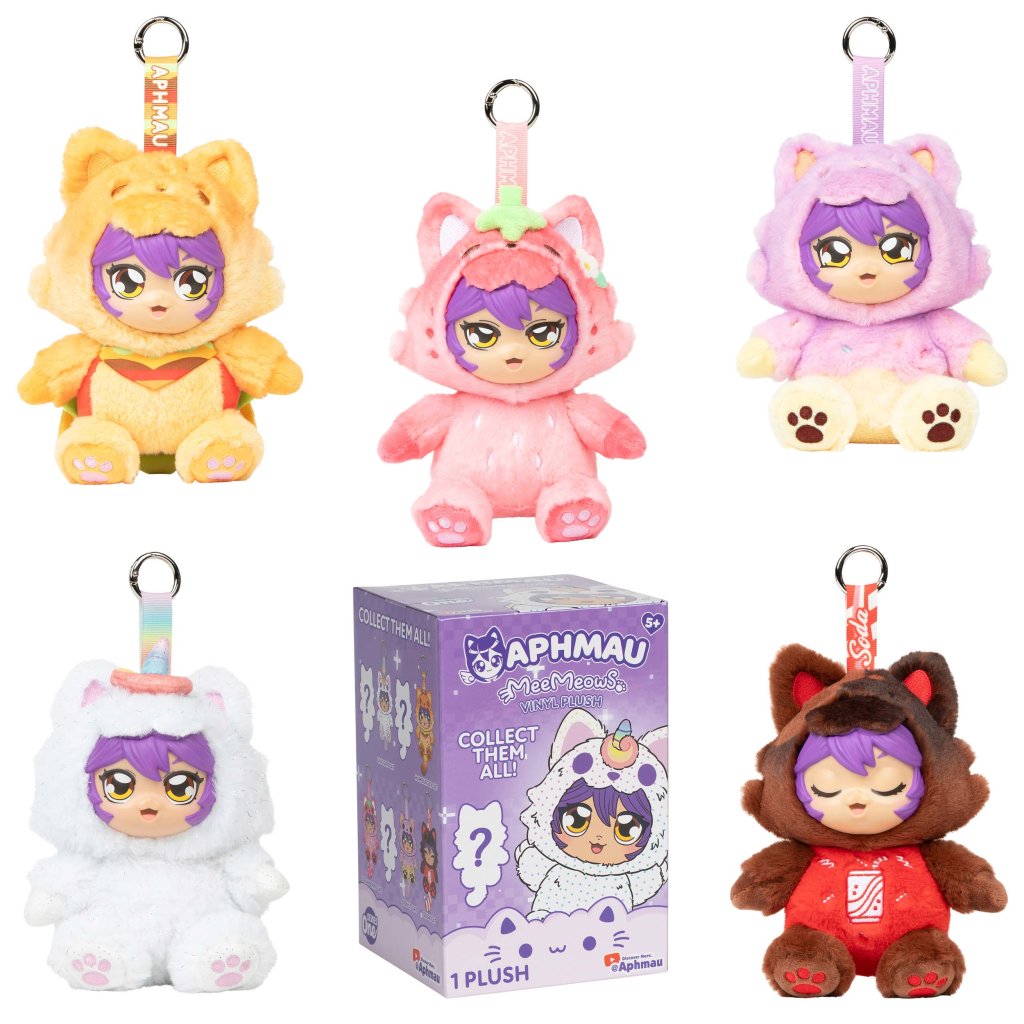 WHOLE Box (6) Aphmau Vinyl Plush Key Chain