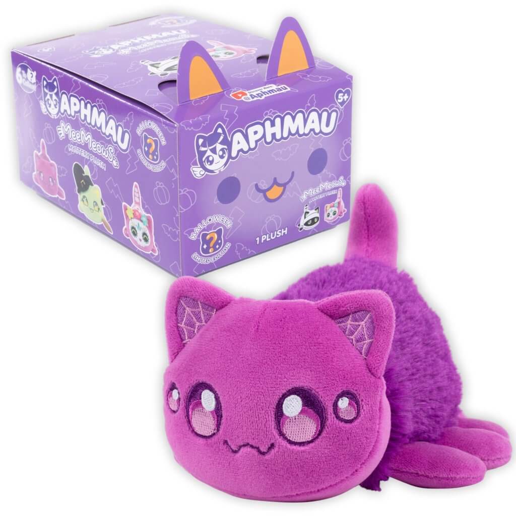 Spider Cat (Opened) APHMAU MeeMeows 6" Mystery Plush - Halloween