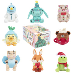 (FULL unopened Box (9) )Moriah Elizabeth - Holiday 6" Mini Mystery Plush