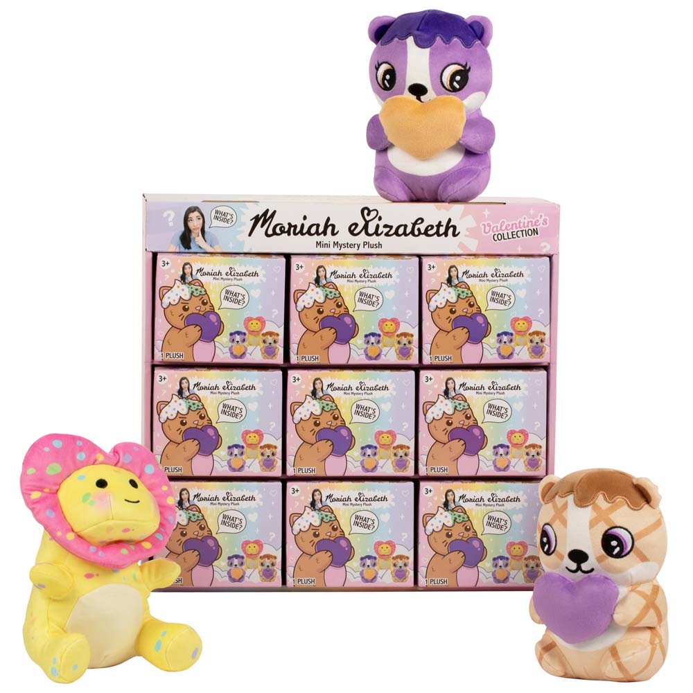 (FULL unopened Box (9)Moriah Elizabeth - 6" Mystery Plush - Valentines