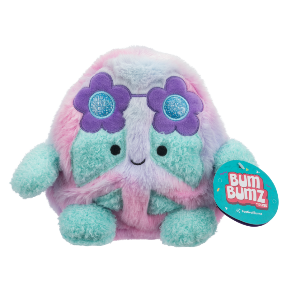 MEGS Festival Peace Symbol - 7.5" FESTIVALBumz - BumBumz Plush