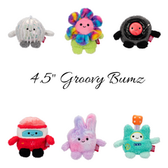 FULL Set of 6 -  4.5" GROOVY Bumz - BumBumz Plush