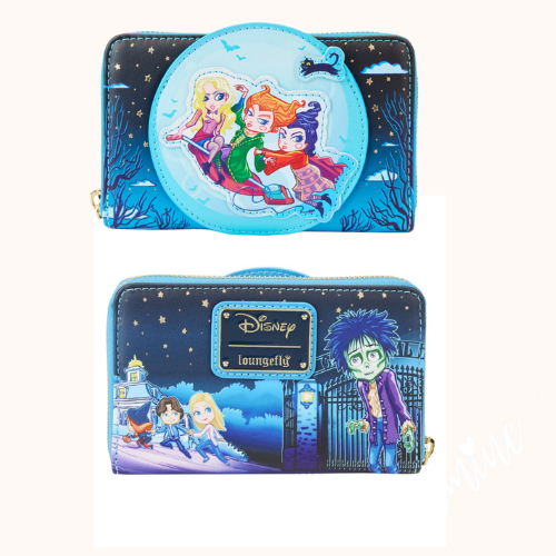 Loungefly Hocus Pocus - Poster Glow Zip Around Wallet