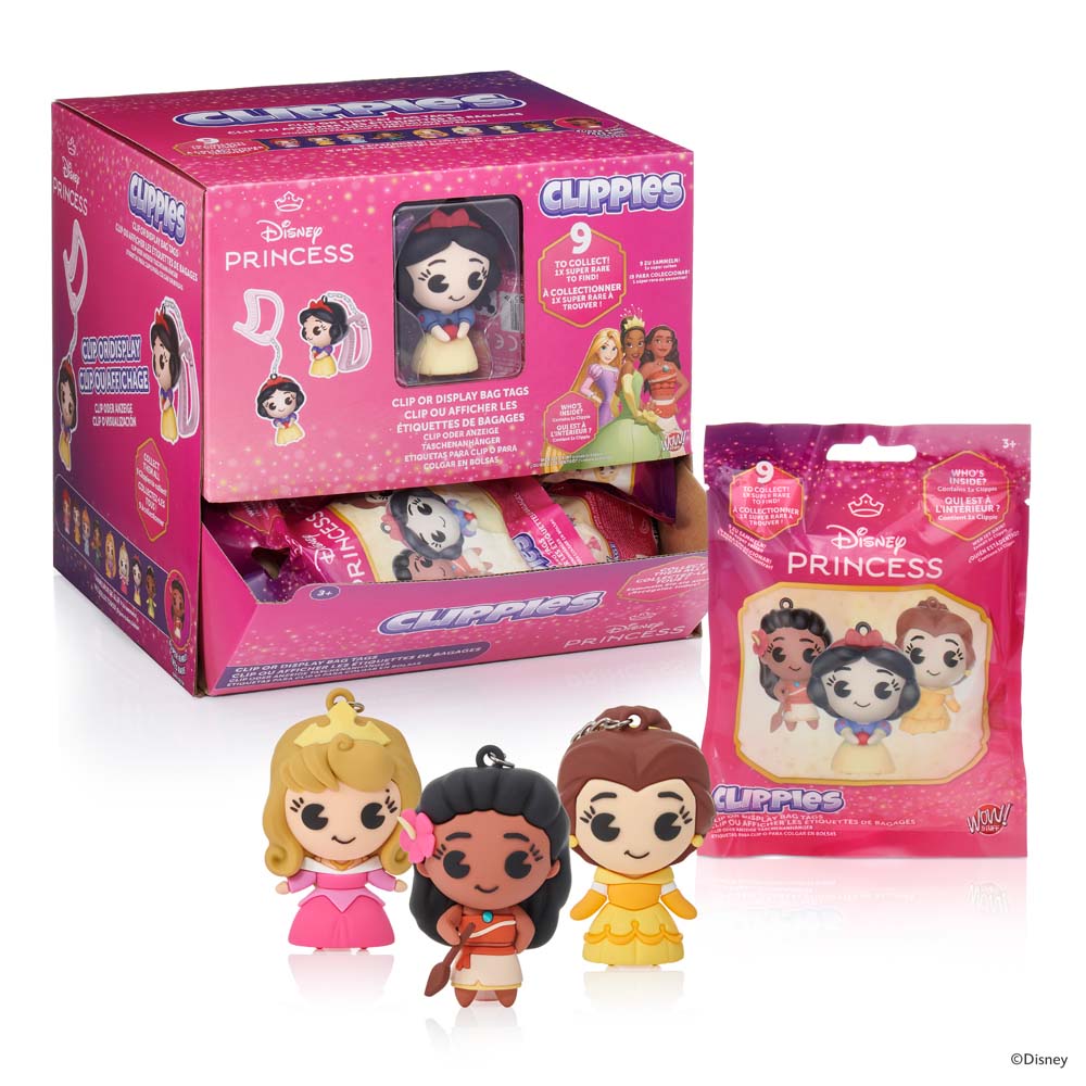 Clippies Disney Princess Bag Tag