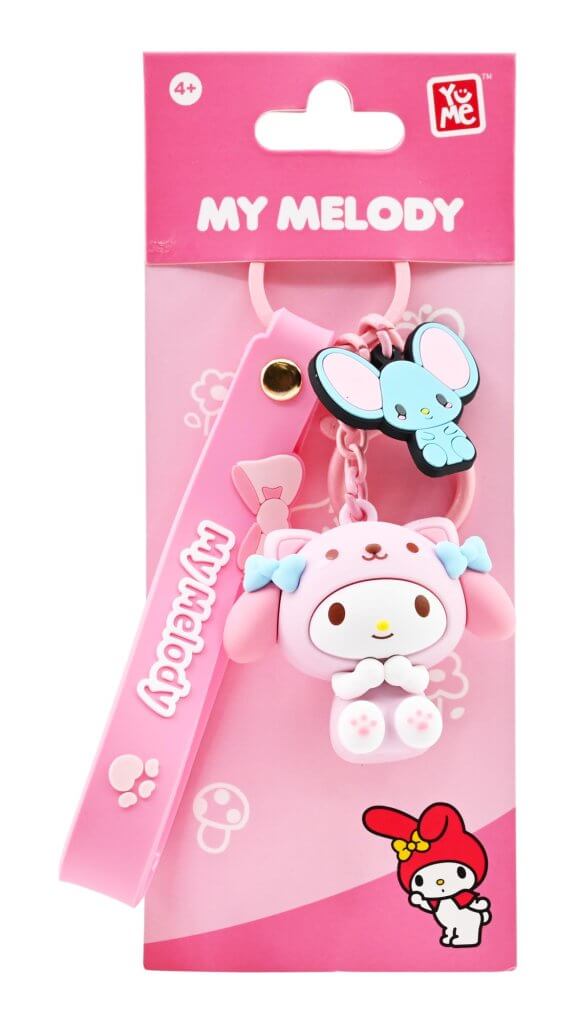 HELLO KITTY - Keychain w/hand strap - Animal