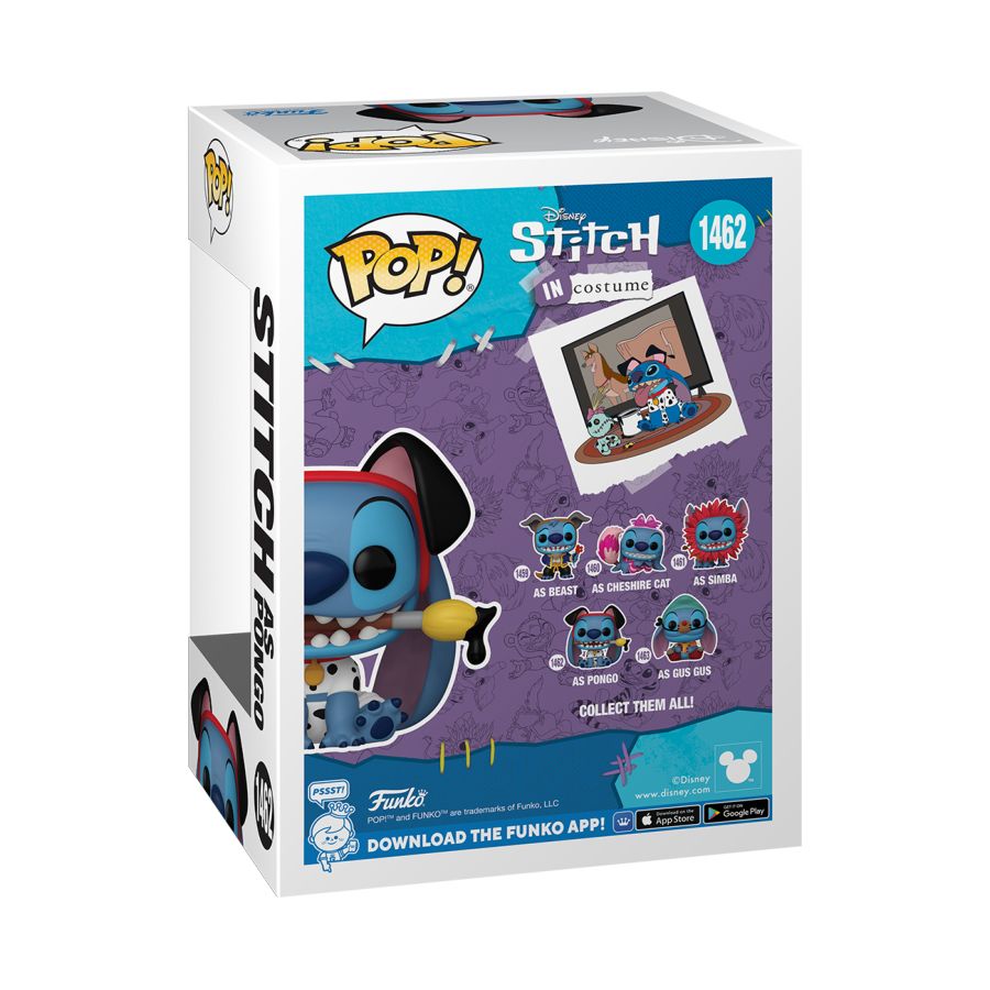 Pongo's Collection Disney - Stitch Pongo Costume Pop! Vinyl – Bemine Collections