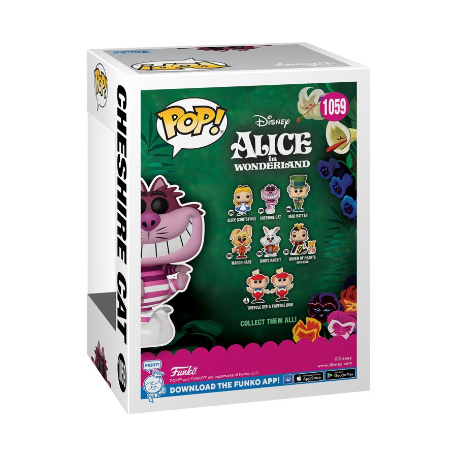 Alice in Wonderland - Cheshire Cat US Exclusive Diamond Glitter Pop! Vinyl