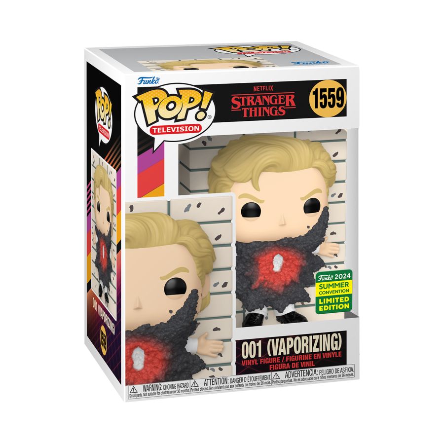 Stranger Things - 001 (Vaporizing) SDCC 2024 US Exclusive Pop! Vinyl