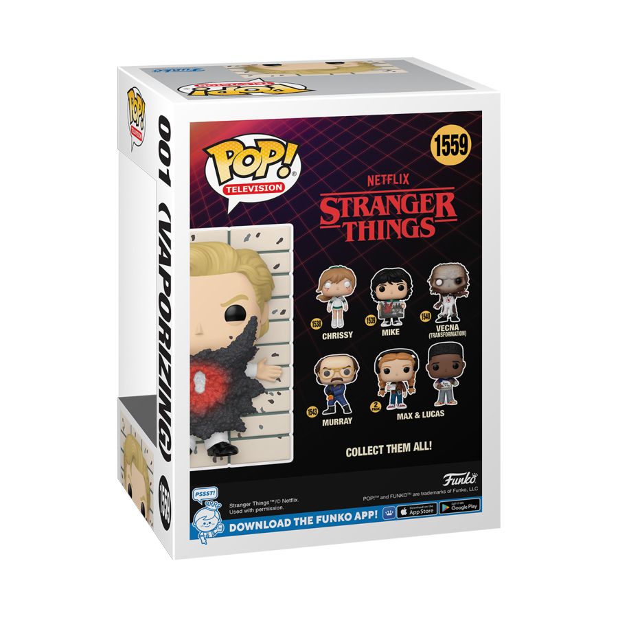 Stranger Things - 001 (Vaporizing) SDCC 2024 US Exclusive Pop! Vinyl