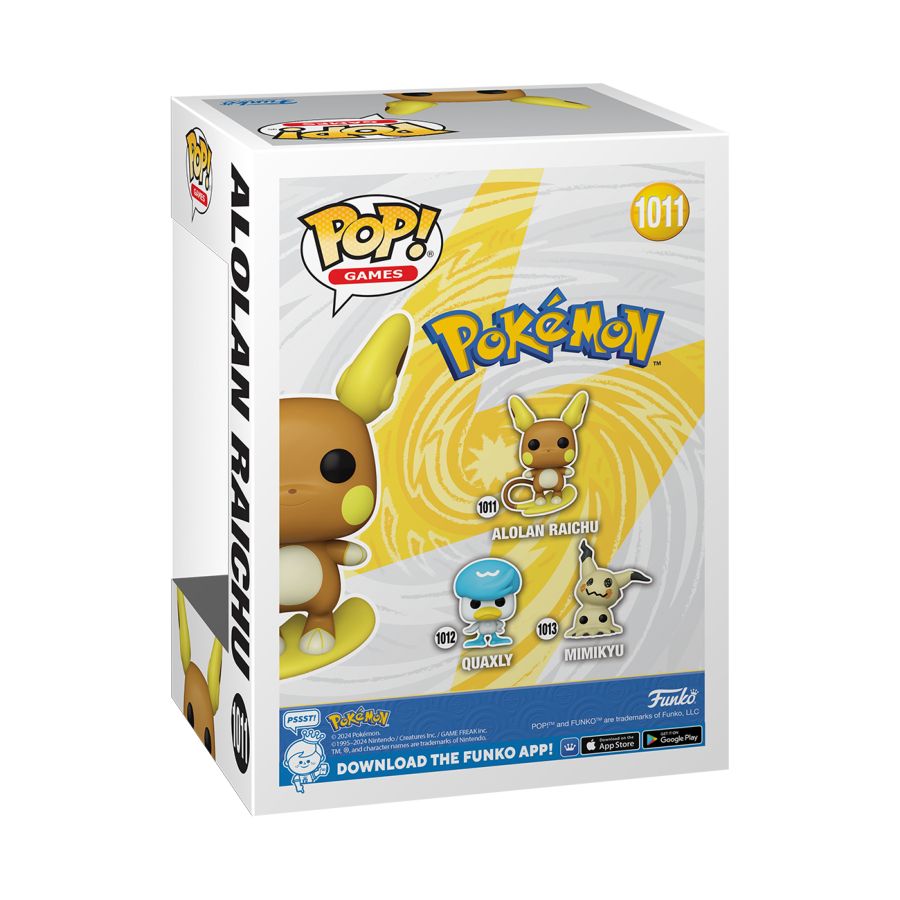 Pokemon - Alolan Raichu Pop! Vinyl