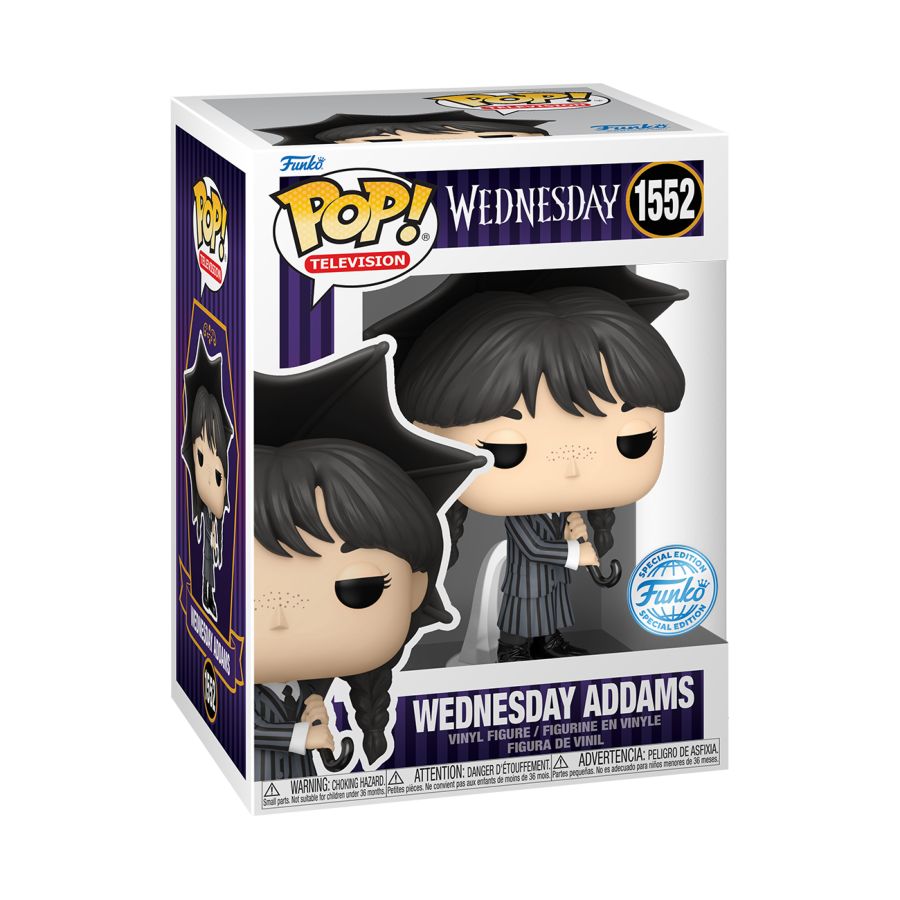 Wednesday (TV) - Wednesday Addams (with Umbrella) US Exclusive Pop! Vinyl