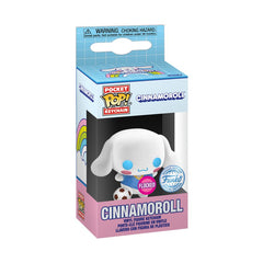 Sanrio - Cinnamoroll (with Soccer Ball) US Exclusive Flocked Pop! Keychain