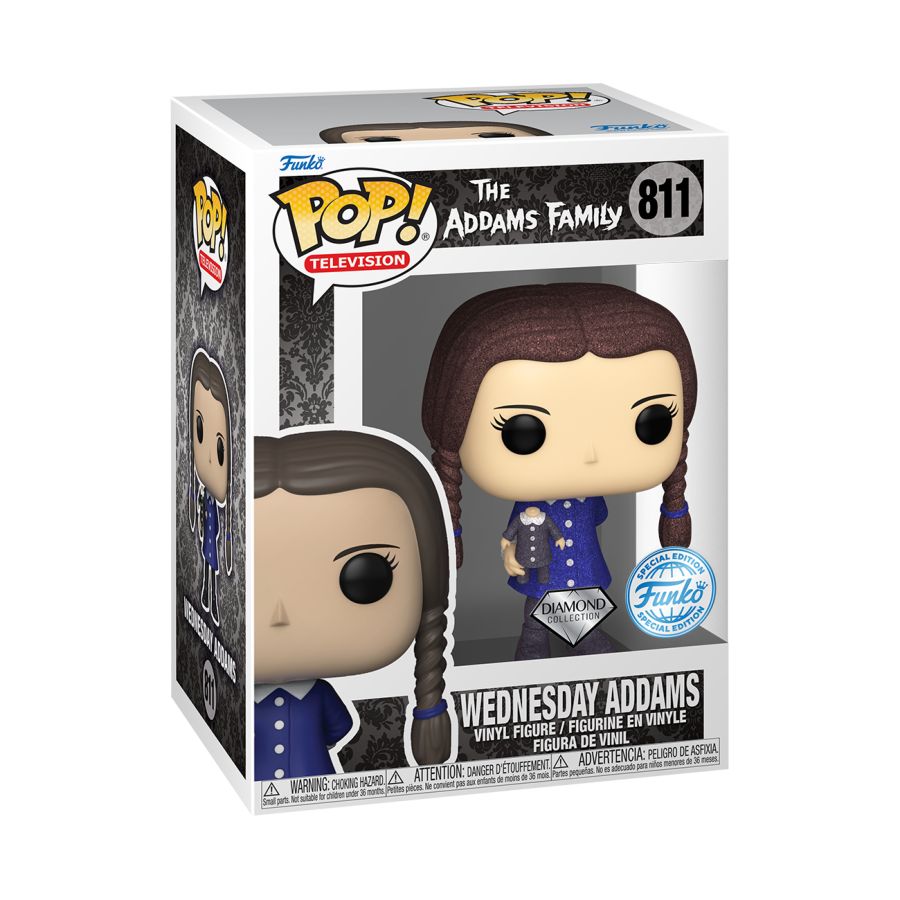 Addams Family (TV) - Wednesday US Exclusive Diamond Glitter Pop! Vinyl