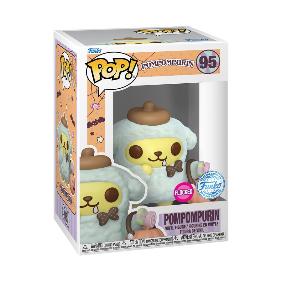 Sanrio - Pompompurin (Halloween) US Exclusive Flocked Pop! Vinyl