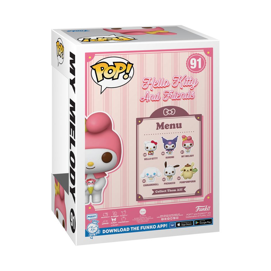 Hello Kitty - My Melody US Exclusive Glow Pop! Vinyl