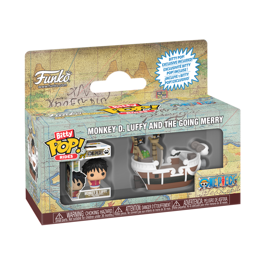 One Piece - Luffy w/Going Merry Bitty Pop! Ride