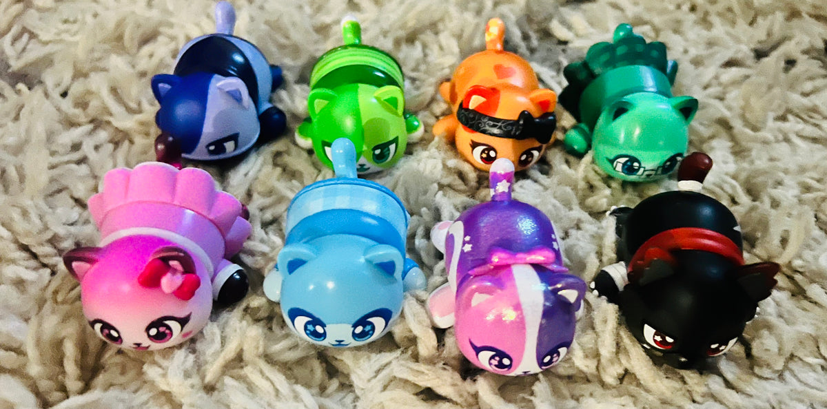 Eight Different (8) Opened- Aphmau Mystery MeeMeows Blind Box Series 8