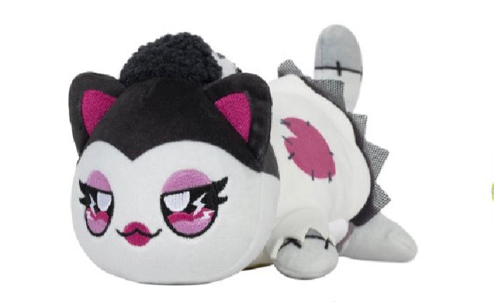 Bride of Frankenstein Cat (Opened) - Aphmau Mystery Meemeow 6" Halloween Plush