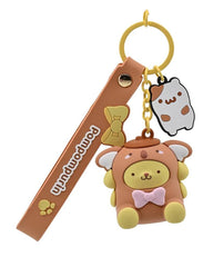 HELLO KITTY - Keychain w/hand strap - Animal