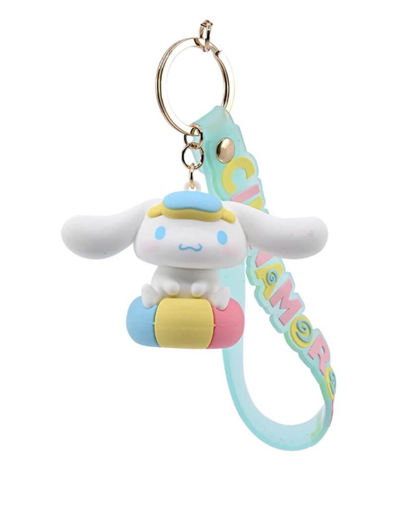 HELLO KITTY - Keychain w/hand strap - Cinnamoroll