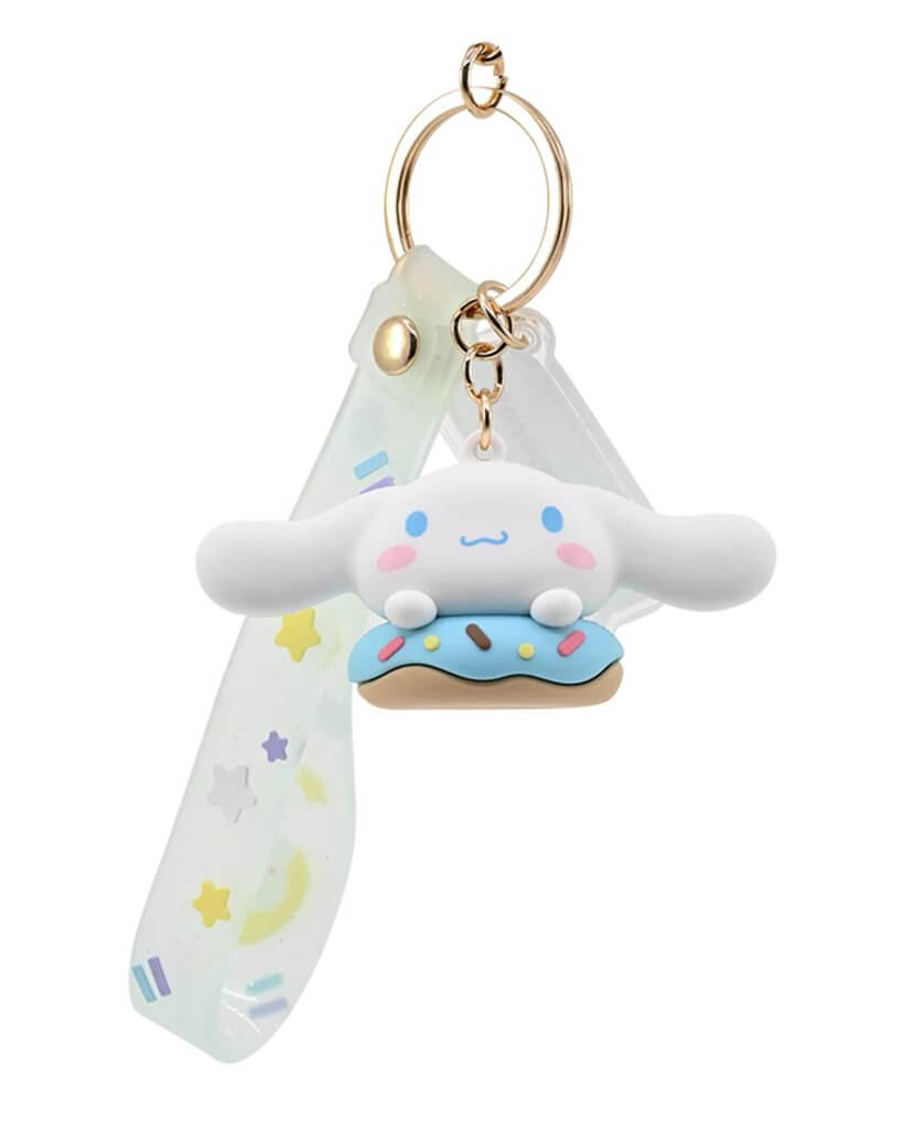 HELLO KITTY - Keychain w/hand strap - Donuts