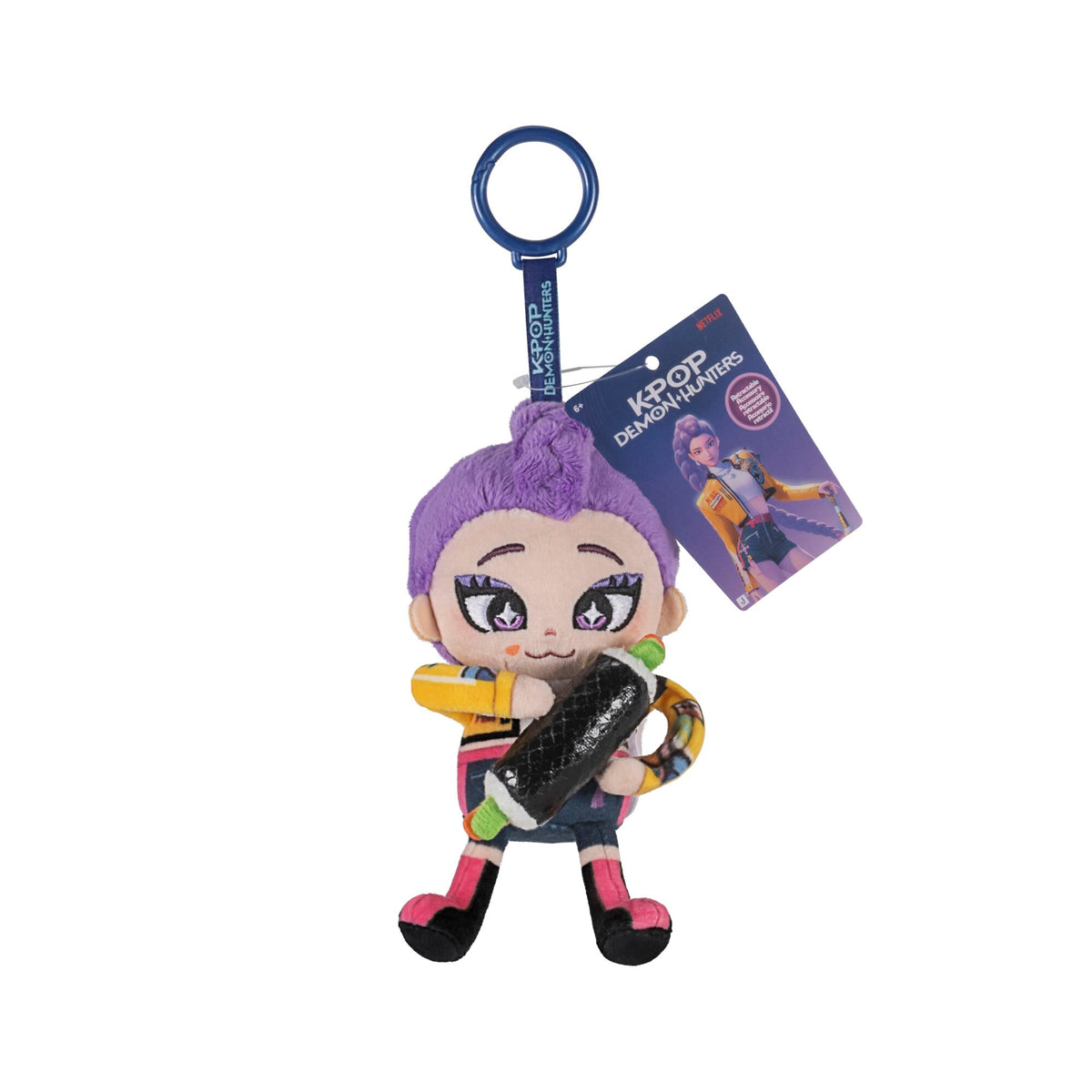 RUMI - 4" Retractable Plush Clips K-Pop Demon Hunters