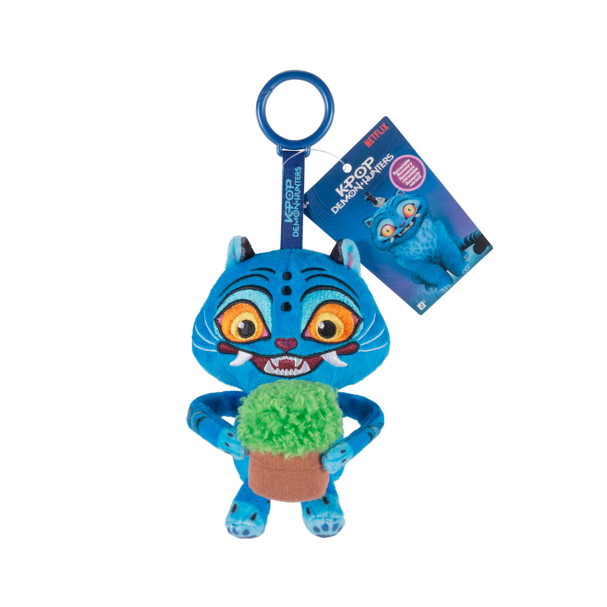 DERPY - 4" Retractable Plush Clips K-Pop Demon Hunters