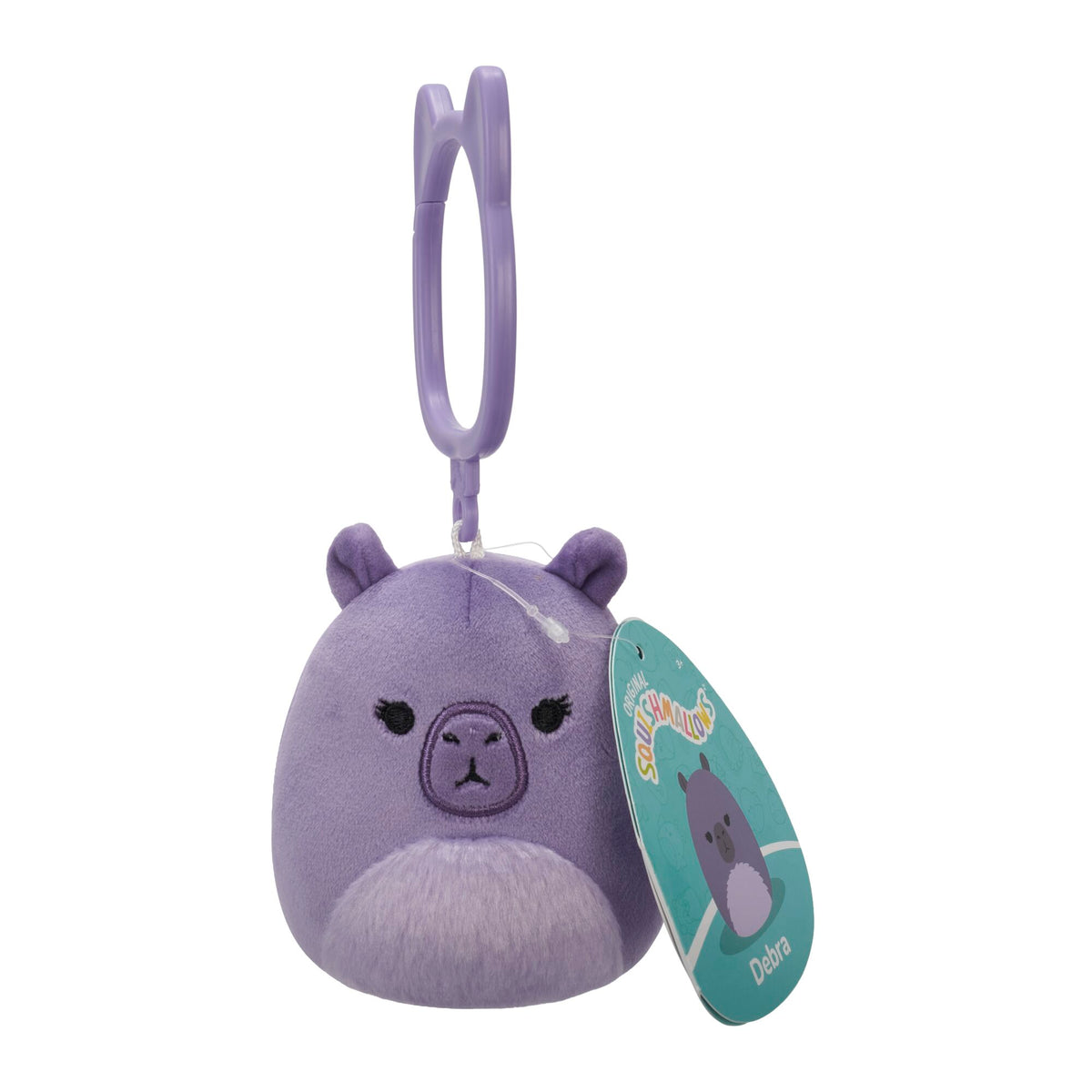 DEBRA The Capybra - 3.5" Squishmallow CLIP  Plush