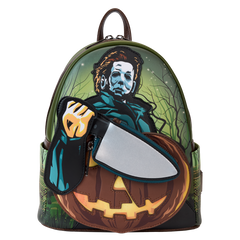 Loungefly Halloween - Michael Myers Pumpkin Glow Mini Backpack (with Coin Bag)