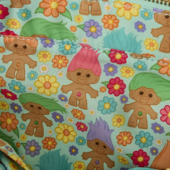 Loungefly Good Luck Trolls - Trolls with Faux Fur Tote Bag & Detachable Coin Bag
