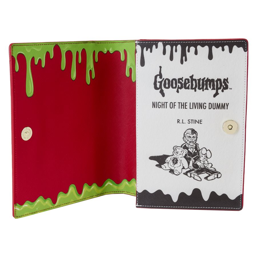 Loungefly Goosebumps - Slappy Book Cover Crossbody