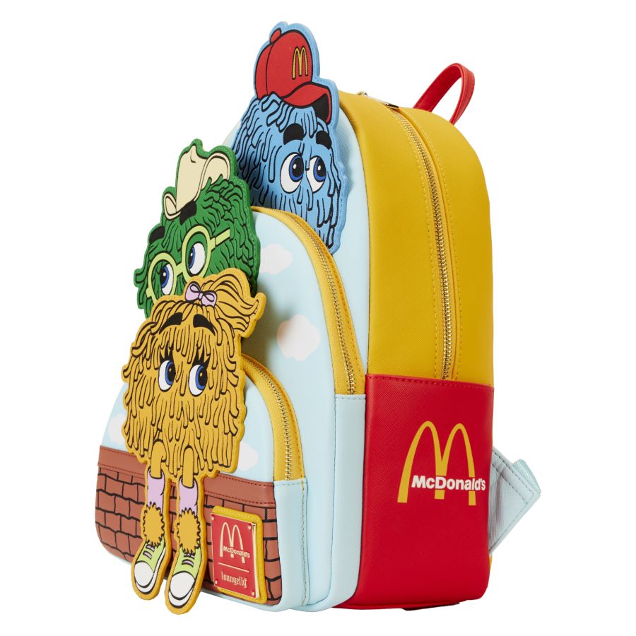 Loungefly McDonalds - Fry Guys Triple Pocket Mini Backpack