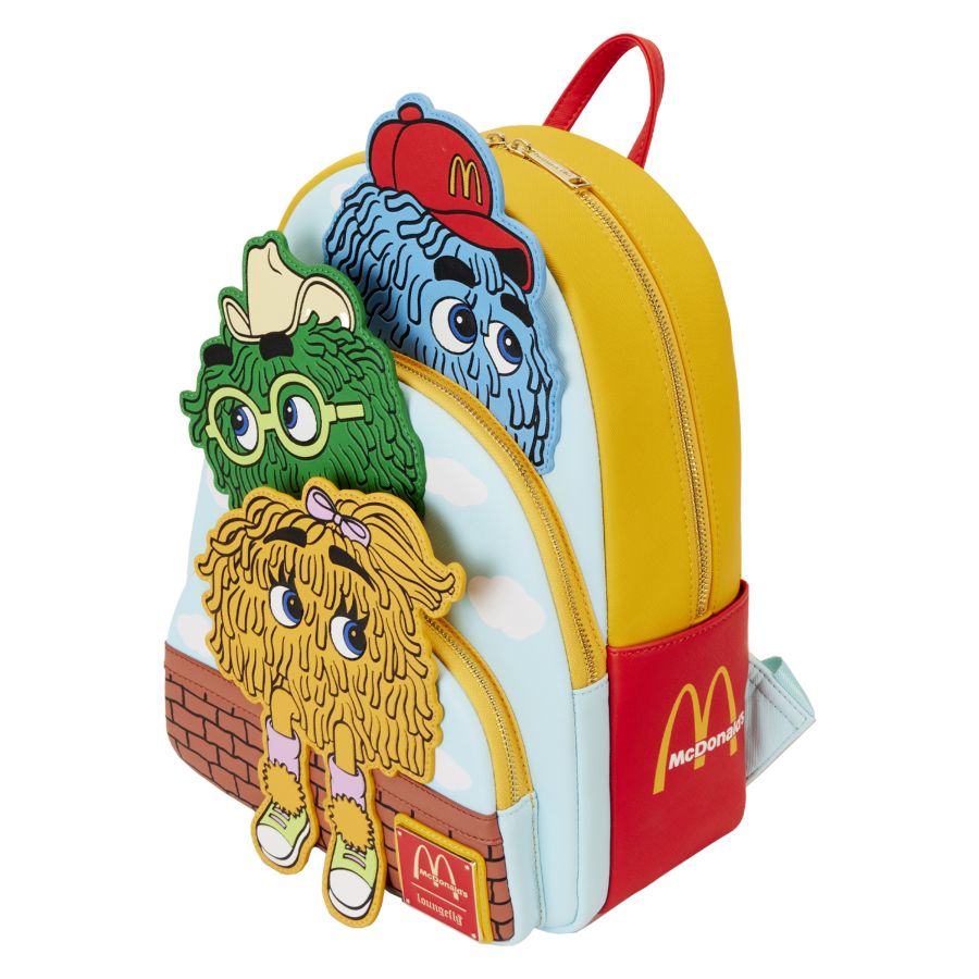 Loungefly McDonalds - Fry Guys Triple Pocket Mini Backpack