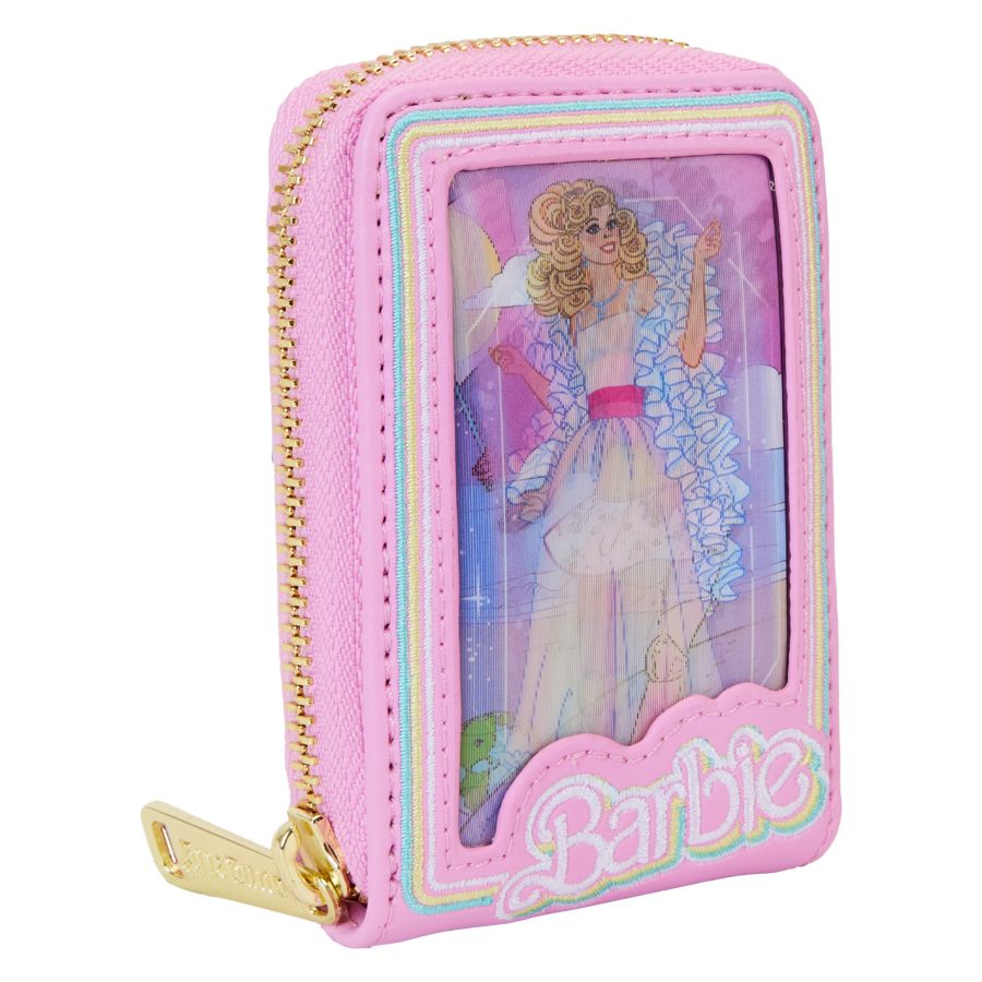 Loungefly Barbie - 65th Anniversary Doll Box Triple Lenticular Zip Around Wallet