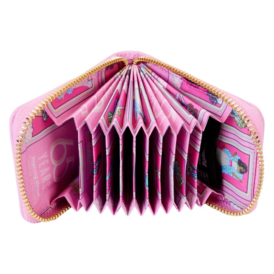 Loungefly Barbie - 65th Anniversary Doll Box Triple Lenticular Zip Around Wallet