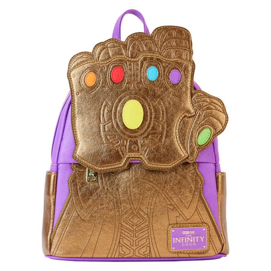 Loungefly Marvel Comics - Thanos Gauntlet Metallic Mini Backpack