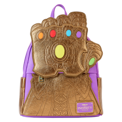 Loungefly Marvel Comics - Thanos Gauntlet Metallic Mini Backpack